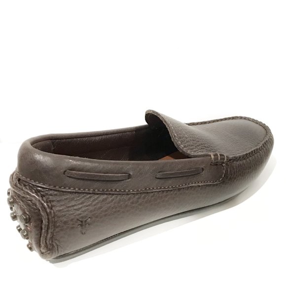 FRYE Men\'s Allen Venetian Loafer Dark Brown 8 main image 4